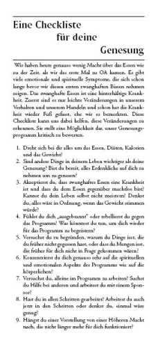 Eine Checkliste für deine Genesung Cover