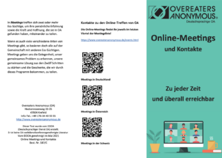 Flyer Online-Meetings & Kontakte [Download] Cover